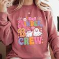 Kinder Boo Crew Kindergarten Teacher Student Halloween Comfort Colors Sweatshirt Crimson Kinder Boo Crew Kindergarten Teacher Student Halloween Comfort Colors Sweatshirt Crimson