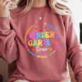 Kindergarten Crew Funy Back To School Teachers Kids Students Comfort Colors Sweatshirt Crimson Kindergarten Crew Funy Back To School Teachers Kids Students Comfort Colors Sweatshirt Crimson