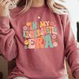 In My Kindergarten Era Retro Back To School Teacher Student Comfort Colors Sweatshirt Crimson In My Kindergarten Era Retro Back To School Teacher Student Comfort Colors Sweatshirt Crimson