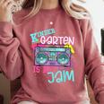 Kindergarten Is My Jam Cute Teacher Shirt 80's 90's Styl Comfort Colors Sweatshirt Crimson Kindergarten Is My Jam Cute Teacher Shirt 80's 90's Styl Comfort Colors Sweatshirt Crimson