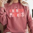 Kindness Matters Anti Bullying Shirts Teacher Child Comfort Colors Sweatshirt Crimson Kindness Matters Anti Bullying Shirts Teacher Child Comfort Colors Sweatshirt Crimson