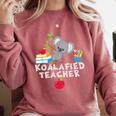 Koalafied Teacher Proud School Teacher Koala Cute T-Shirt Comfort Colors Sweatshirt Crimson Koalafied Teacher Proud School Teacher Koala Cute T-Shirt Comfort Colors Sweatshirt Crimson