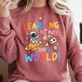 Learning Is Out Of This World Space Back To School Teacher Comfort Colors Sweatshirt Crimson Learning Is Out Of This World Space Back To School Teacher Comfort Colors Sweatshirt Crimson