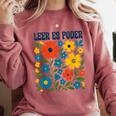 Leer Es Poder Cute Floral Boho Spanish Teacher Reading Comfort Colors Sweatshirt Crimson Leer Es Poder Cute Floral Boho Spanish Teacher Reading Comfort Colors Sweatshirt Crimson