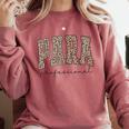 Leopard Paraprofessional Back To School Para Squad Teacher Comfort Colors Sweatshirt Crimson Leopard Paraprofessional Back To School Para Squad Teacher Comfort Colors Sweatshirt Crimson
