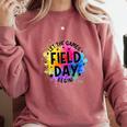 Let The Games Begin Field Day Fun Day Teachers Boys Girls Comfort Colors Sweatshirt Crimson Let The Games Begin Field Day Fun Day Teachers Boys Girls Comfort Colors Sweatshirt Crimson