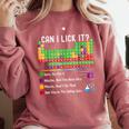 Can I Lick It Periodic Table Chart Science Teacher Cool Meme Comfort Colors Sweatshirt Crimson Can I Lick It Periodic Table Chart Science Teacher Cool Meme Comfort Colors Sweatshirt Crimson