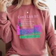 Can I Lick It Periodic Table Teacher Student Kids Comfort Colors Sweatshirt Crimson Can I Lick It Periodic Table Teacher Student Kids Comfort Colors Sweatshirt Crimson