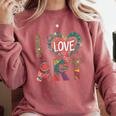 I Love Art Artist Painter Colorful Painting Art Teacher Comfort Colors Sweatshirt Crimson I Love Art Artist Painter Colorful Painting Art Teacher Comfort Colors Sweatshirt Crimson