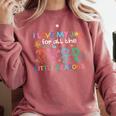 I Love My Job For All The Little Reasons Teacher Comfort Colors Sweatshirt Crimson I Love My Job For All The Little Reasons Teacher Comfort Colors Sweatshirt Crimson