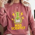 Mad Scientist Kids Youth Adult Science Teacher Chemistry Comfort Colors Sweatshirt Crimson Mad Scientist Kids Youth Adult Science Teacher Chemistry Comfort Colors Sweatshirt Crimson