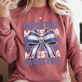 Maestra El Salvador Coquette Bow Hispanic Spanish Teacher Comfort Colors Sweatshirt Crimson Maestra El Salvador Coquette Bow Hispanic Spanish Teacher Comfort Colors Sweatshirt Crimson
