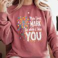 Make Your Mark Dandelion Happy Dot Day Shirts Teacher Kids Comfort Colors Sweatshirt Crimson Make Your Mark Dandelion Happy Dot Day Shirts Teacher Kids Comfort Colors Sweatshirt Crimson