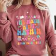 The Math Ain't Mathin Show Your Work Math Teacher Crew Comfort Colors Sweatshirt Crimson The Math Ain't Mathin Show Your Work Math Teacher Crew Comfort Colors Sweatshirt Crimson