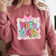 Math Coach Back To School Math Teacher Comfort Colors Sweatshirt Crimson Math Coach Back To School Math Teacher Comfort Colors Sweatshirt Crimson