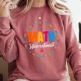 Math Interventionist Teacher Coach Squad Mathematics STEM Comfort Colors Sweatshirt Crimson Math Interventionist Teacher Coach Squad Mathematics STEM Comfort Colors Sweatshirt Crimson