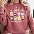 Math Is My Jam And I'm Here To Spread It Math Teacher Comfort Colors Sweatshirt Crimson Math Is My Jam And I'm Here To Spread It Math Teacher Comfort Colors Sweatshirt Crimson