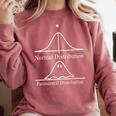 Math Teacher Halloween Costume Normal Distribution Math Pun Comfort Colors Sweatshirt Crimson