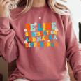 Math Teacher Be Like Subtraction And Make a Difference Comfort Colors Sweatshirt Crimson