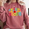 Montessori Rocks Montessori Teacher Back To School Comfort Colors Sweatshirt Crimson Montessori Rocks Montessori Teacher Back To School Comfort Colors Sweatshirt Crimson