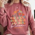 Montessori Teacher Comfort Colors Sweatshirt Crimson
