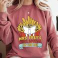 Mrs Frey Book Special Reading Elementary Teacher Comfort Colors Sweatshirt Crimson Mrs Frey Book Special Reading Elementary Teacher Comfort Colors Sweatshirt Crimson
