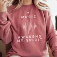 Music Awakens My Spirit Inspiring Musician Teacher Quote Comfort Colors Sweatshirt Crimson Music Awakens My Spirit Inspiring Musician Teacher Quote Comfort Colors Sweatshirt Crimson