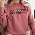 Music Teacher Hearts Music Teaching Comfort Colors Sweatshirt Crimson Music Teacher Hearts Music Teaching Comfort Colors Sweatshirt Crimson
