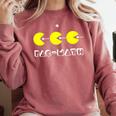 Nerdy Pac-Math Nom Retro Game Precalculus Math Teacher Comfort Colors Sweatshirt Crimson Nerdy Pac-Math Nom Retro Game Precalculus Math Teacher Comfort Colors Sweatshirt Crimson