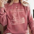 How Many Nights A Week Should You Be Reading 6-7 Teacher Fun Comfort Colors Sweatshirt Crimson How Many Nights A Week Should You Be Reading 6-7 Teacher Fun Comfort Colors Sweatshirt Crimson
