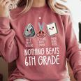 Nothing Beats 6th Grade Back To School Kids Teachers Comfort Colors Sweatshirt Crimson Nothing Beats 6th Grade Back To School Kids Teachers Comfort Colors Sweatshirt Crimson