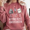 Nothing Beats Kindergarten Back To School Kid Teacher Comfort Colors Sweatshirt Crimson Nothing Beats Kindergarten Back To School Kid Teacher Comfort Colors Sweatshirt Crimson