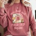 Oink Baa Moo Field Trip Squad Teacher Students Matching Comfort Colors Sweatshirt Crimson Oink Baa Moo Field Trip Squad Teacher Students Matching Comfort Colors Sweatshirt Crimson