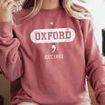 Oxford Comma English Teacher Shirt T-Shirt Comfort Colors Sweatshirt Crimson Oxford Comma English Teacher Shirt T-Shirt Comfort Colors Sweatshirt Crimson
