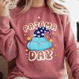 Pajama Day School Spirit Week Fun Cloud Teacher Student Comfort Colors Sweatshirt Crimson Pajama Day School Spirit Week Fun Cloud Teacher Student Comfort Colors Sweatshirt Crimson