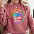 PARA Dream Team Teacher Paraprofessional Paraeducator Comfort Colors Sweatshirt Crimson PARA Dream Team Teacher Paraprofessional Paraeducator Comfort Colors Sweatshirt Crimson