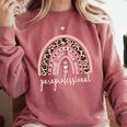 Paraprofessional Rainbow Para Teacher Parapro Comfort Colors Sweatshirt Crimson Paraprofessional Rainbow Para Teacher Parapro Comfort Colors Sweatshirt Crimson