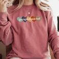 Paraprofessional Teacher Hearts Back To School Teach Rainbow Men Women Kids Comfort Colors Sweatshirt Crimson Paraprofessional Teacher Hearts Back To School Teach Rainbow Men Women Kids Comfort Colors Sweatshirt Crimson