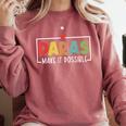 Paras Make It Possible Teacher Paraprofessional Paraeducator Comfort Colors Sweatshirt Crimson
