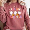 Pas De Boo-Ree Teachers Halloween Costume Ballet Dancers Comfort Colors Sweatshirt Crimson Pas De Boo-Ree Teachers Halloween Costume Ballet Dancers Comfort Colors Sweatshirt Crimson