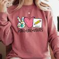 Peace Love Visuals Special Education Teacher Dream Team Comfort Colors Sweatshirt Crimson Peace Love Visuals Special Education Teacher Dream Team Comfort Colors Sweatshirt Crimson