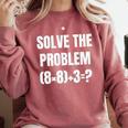 PEMDAS Math Problem 67 Meme Elementary Teacher Joke Comfort Colors Sweatshirt Crimson PEMDAS Math Problem 67 Meme Elementary Teacher Joke Comfort Colors Sweatshirt Crimson