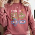 PEMDAS Please Excuse My Dear Aunt Sally Math Teacher Comfort Colors Sweatshirt Crimson