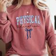 Physical Education PE Teacher PHYS Ed Student Graduation Comfort Colors Sweatshirt Crimson