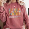 Physical Education Teacher In My PE Teacher Era For Men Women Kids Comfort Colors Sweatshirt Crimson Physical Education Teacher In My PE Teacher Era For Men Women Kids Comfort Colors Sweatshirt Crimson