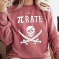 Pi Day Pi Rate Pirate For Teachers Comfort Colors Sweatshirt Crimson Pi Day Pi Rate Pirate For Teachers Comfort Colors Sweatshirt Crimson