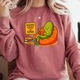Pickle Reading Books Bookworm Teacher Librarian Kids Retro Comfort Colors Sweatshirt Crimson Pickle Reading Books Bookworm Teacher Librarian Kids Retro Comfort Colors Sweatshirt Crimson