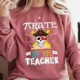 Pirate Math Teacher Skull Pirate Halloween Costume Comfort Colors Sweatshirt Crimson Pirate Math Teacher Skull Pirate Halloween Costume Comfort Colors Sweatshirt Crimson