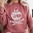 Pirate Teacher Comfort Colors Sweatshirt Crimson Pirate Teacher Comfort Colors Sweatshirt Crimson