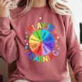 Play Is Learning Teacher Kindergarten For Men Women Kids Comfort Colors Sweatshirt Crimson Play Is Learning Teacher Kindergarten For Men Women Kids Comfort Colors Sweatshirt Crimson